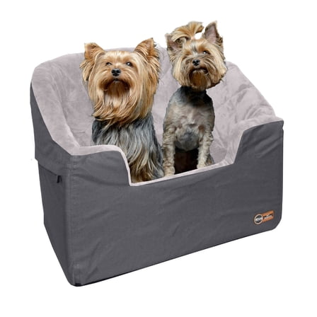 K&H Pet Products Bucket Booster Pet Seat Gray/Gray Large