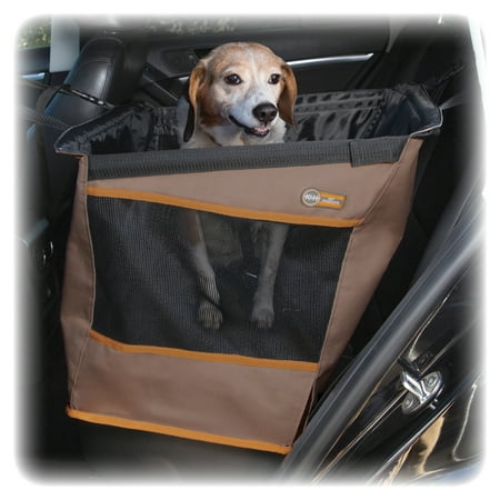 K&H Pet Products Buckle N' Go Dog Car Seat for Pets Tan Small 21 X 13 X 19 Inches