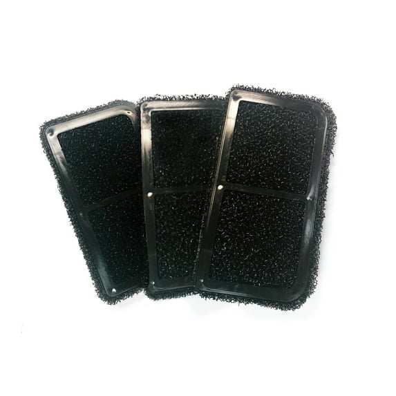 K&H Pet Products CleanFlow Filtered Pet Water Bowl Replacement Filter Black Large 3 pack