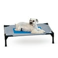 thumbnail image 1 of K&H Pet Products Coolin' Pet Cot Elevated Pet Bed Gray/Blue Medium 32 X 25 X 7 Inches, 1 of 10