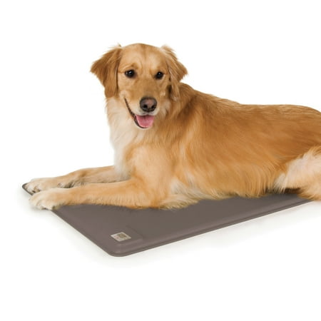 K&H Pet Products Deluxe Lectro-Kennel Dog Pad, Large, Gray