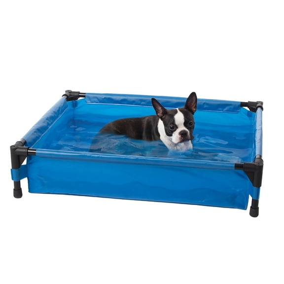 K&H Pet Products Dog Pool & Pet Bath Blue Medium 25 X 32 X 7 Inches