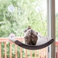 thumbnail image 1 of K&H Pet Products EZ Mount Window Cat Scratcher Kitty Sill Cradle Complete Kitty Sill Cradle Black/Cardboard 11 X 20 Inches, 1 of 10