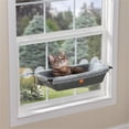 thumbnail image 1 of K&H Pet Products EZ Mount Window Hammock Cat Perch Kitty Sill Window Bed Gray 23 X 12 X 9 Inches, 1 of 8