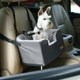 thumbnail image 1 of K&H Pet Products Hangin' Bucket Booster Toy Breed Dog Car Seat Gray 16 X 14.5 Inches, 1 of 11