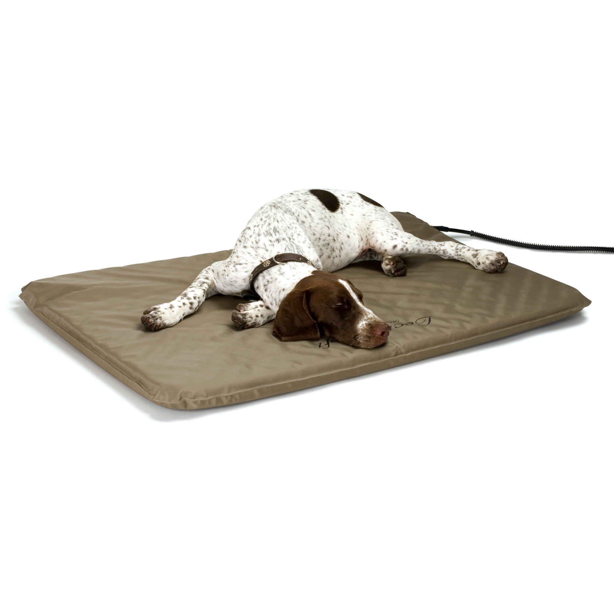 Ku0026H Pet Products Lectro-Soft Outdoor Heated Pet Bed Tan Large 25 X 36  Inches - Walmart.com
