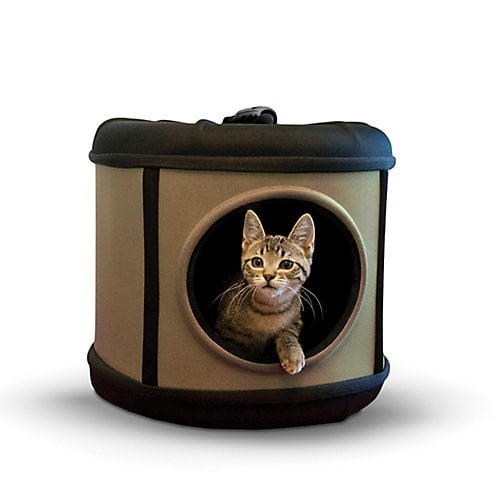 K&H Pet Products Mod Capsule Cat Carrier, Large, Gray/Black