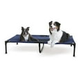 thumbnail image 1 of K&H Pet Products Original Pet Cot Elevated Dog Bed Blue/Black Mesh X-Large 50 X 32 X 9 Inches, 1 of 10