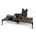 thumbnail image 1 of K&H Pet Products Original Pet Cot Elevated Dog Bed Charcoal/Black Mesh X-Large 50 X 32 X 9 Inches, 1 of 10
