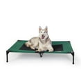 thumbnail image 1 of K&H Pet Products Original Pet Cot Elevated Dog Bed Green/Black Mesh X-Large 50 X 32 X 9 Inches, 1 of 10