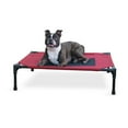 thumbnail image 1 of K&H Pet Products Original Pet Cot Elevated Dog Bed Red/Black Mesh Medium 32 X 25 X 7 Inches, 1 of 10