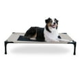 thumbnail image 1 of K&H Pet Products Original Pet Cot Elevated Dog Bed Taupe/Black Mesh Large 42 X 30 X 7 Inches, 1 of 10