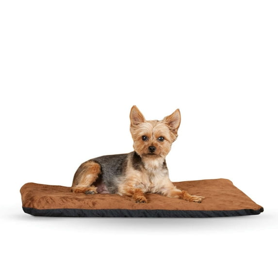 K Brown Orthopedic Thermo Pet Bed, 27; L x 17; W