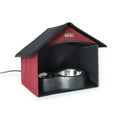 thumbnail image 1 of K&H Pet Products Outdoor Kitty Dining Room Barn Red 14 X 20 X 16.5 Inches, 1 of 9