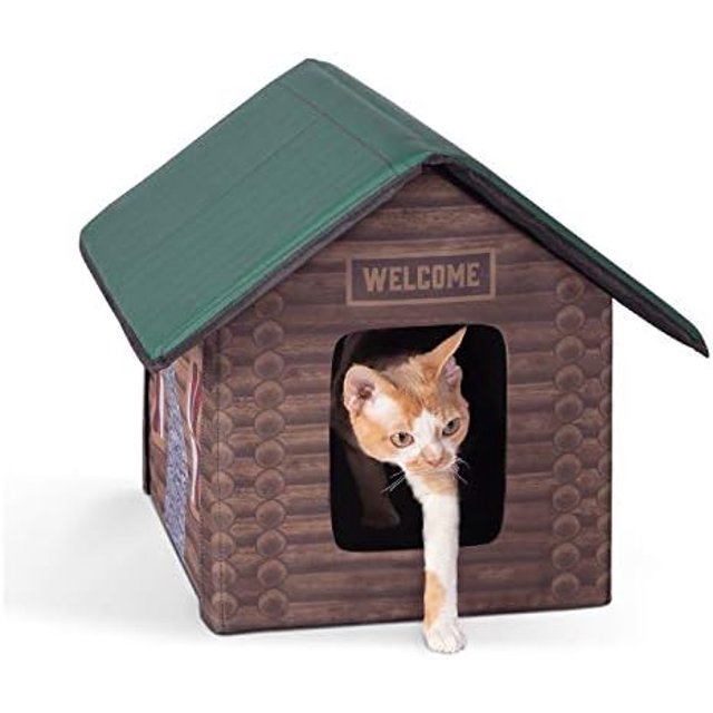 K&H Pet Products Outdoor Kitty House, Outdoor Cat House for Outside