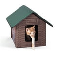 thumbnail image 1 of K&H Pet Products Outdoor Kitty House Cat Shelter (Unheated) Log Cabin Design 19 X 22 X 17 Inches, 1 of 8