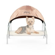 K&H Pet Products Pet Cot Canopy, Small, Tan, 17" x 22"