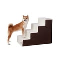 thumbnail image 1 of K&H Pet Products Pet Stair Steps Chocolate/Fleece 4 Stair, 1 of 8