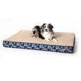 thumbnail image 1 of K&H Pet Products Superior Orthopedic Dog Bed Navy/Paw Large 35 X 46 Inches, 1 of 8