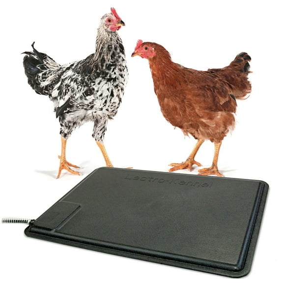 K&H Pet Products Thermo-Chicken Heated Pad Black Small 18.5 X 12.5 Inches