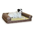 thumbnail image 1 of K&H Pet Products Thermo-Cozy Sofa Pet Bed Small Milk Chocolate 25" x 19" x 8", 1 of 2