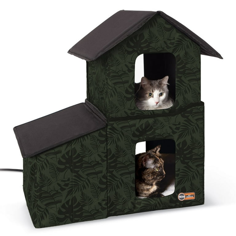 K&h heated cat house hotsell