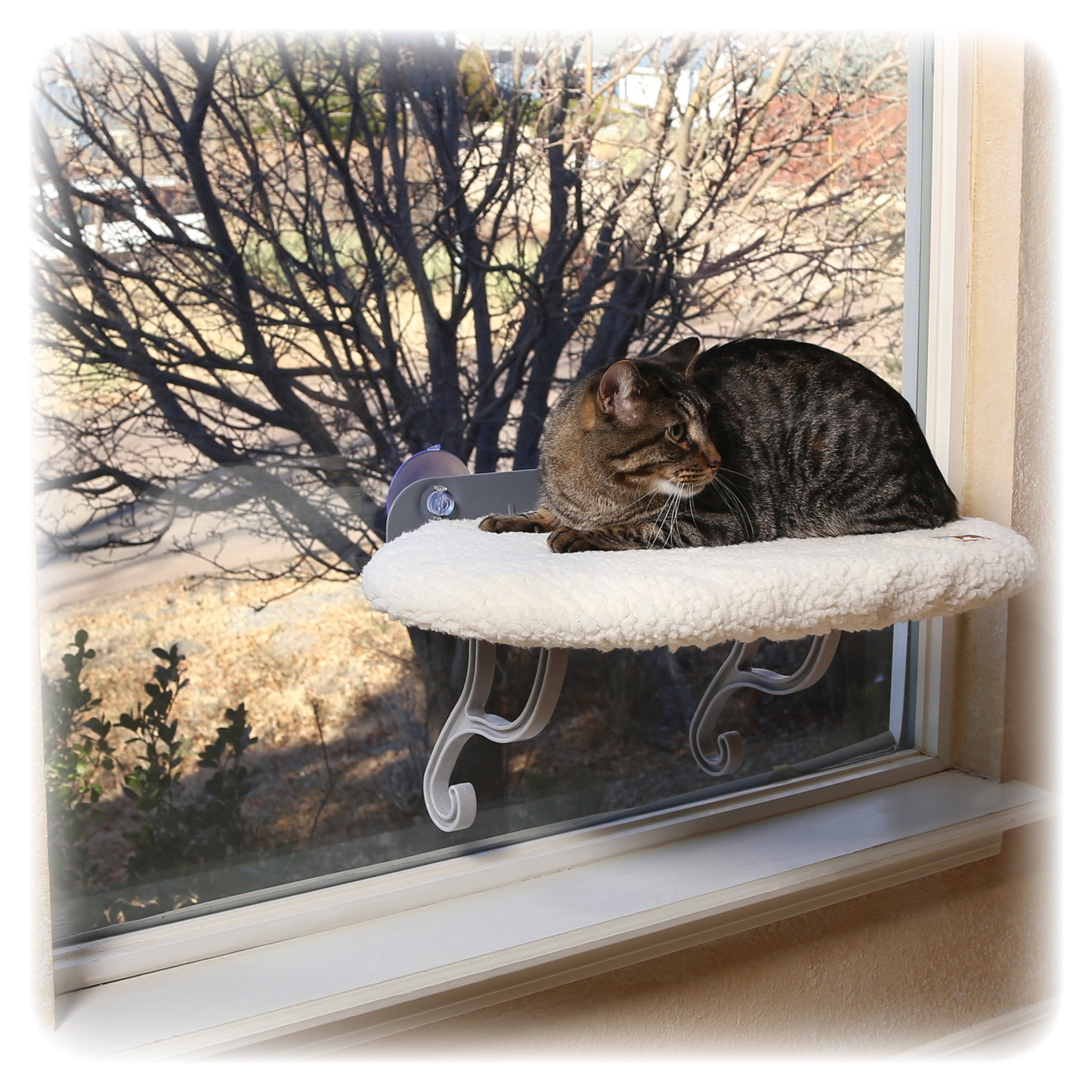 K H Pet Products Universal Mount Kitty Sill Original Fleece 14 X 24 Inches Walmart