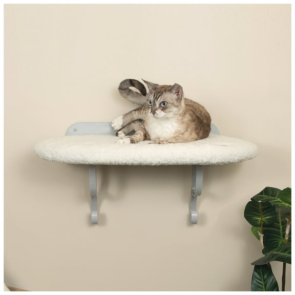 K&H Pet Products Universal Wall Mount Cat Shelf Natural 24 X 14 Inches