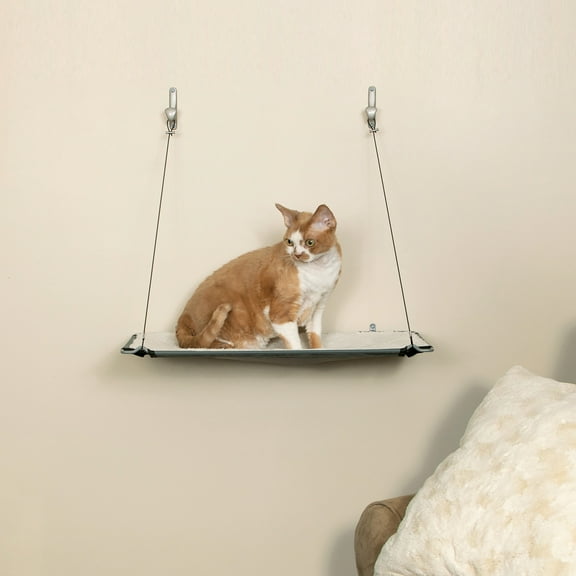 K&H Pet Products Wall Mount Cat Shelf Single Level Natural 23 X 12 Inches