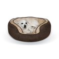 thumbnail image 1 of K&H Round N Plush Bolster Bed, 1 of 2