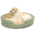 thumbnail image 1 of K&H Pet Products Thermo-Snuggly Sleeper Heated Dog Bed Sage/Tan Large 30 X 22 X 6 Inches, 1 of 10