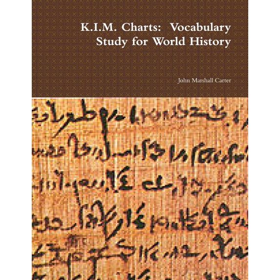 K.I.M. Charts: Vocabulary Study for World History (Paperback)