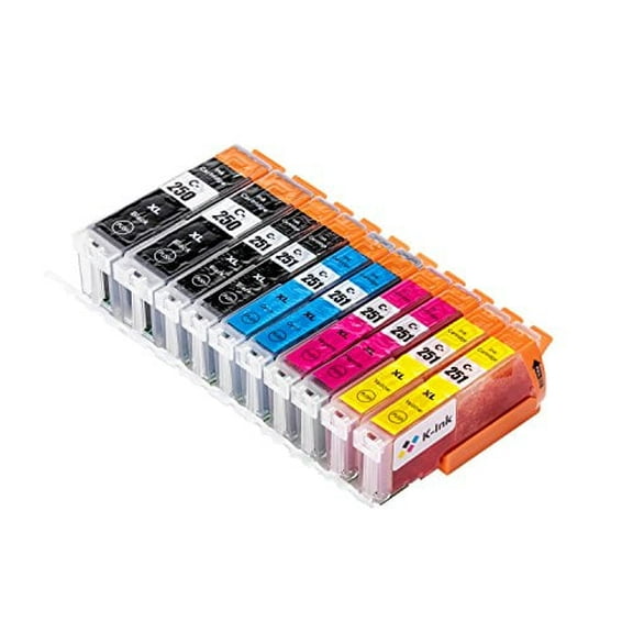 K-Ink PGI 250 CLI 251 Compatible Replacement Ink Cartridges for MX922 (10 Pack)