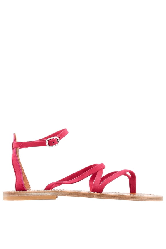 K Jacques Epicure Strappy Flat Sandals, Brand Size 35 ( US Size 4.5 )