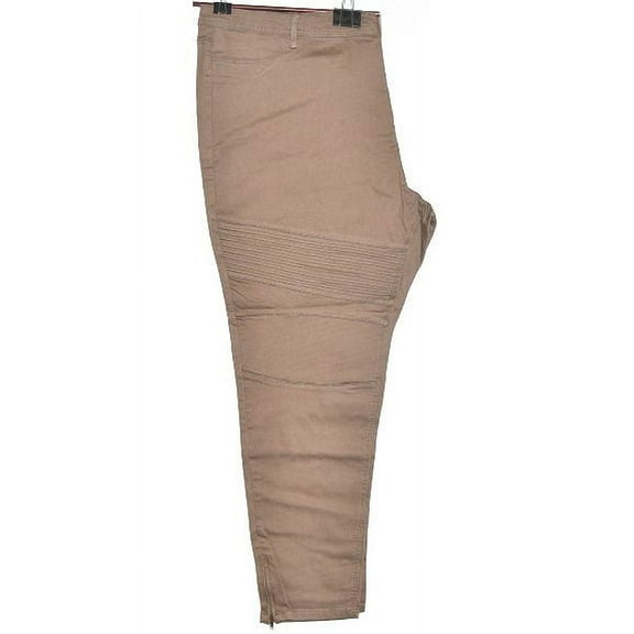 K. Jordan Women's Moto Skinny Jean in Tabaco - 32W