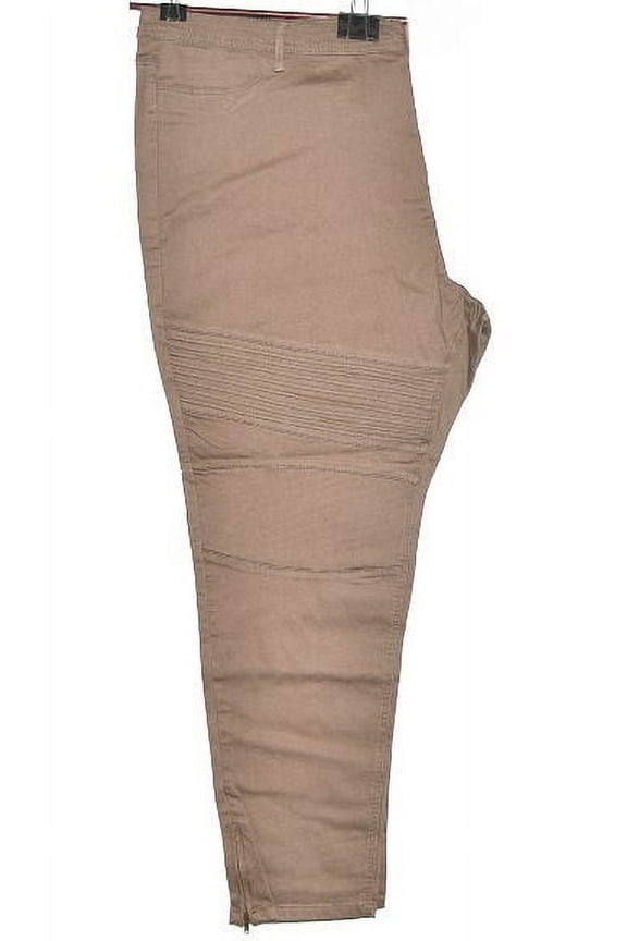 Women's Moto Skinny Jean in Tabaco - 32W