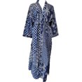 thumbnail image 1 of K.K. HANDICRAFT Cotton Kimono Robes for Women's, Light Bathrobe for Women, Dressing Gown Kimono Robe, Long Kimono Robe, 1 of 7