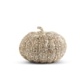 thumbnail image 1 of K&K Interiors 40610C 8 Inch Champagne Glitter Pumpkin, 1 of 4