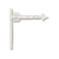 K&K Interiors Arrow Replacement Decorative Hanging Sign, 18&Quoth x 17&quotW x 5 &quotD, White