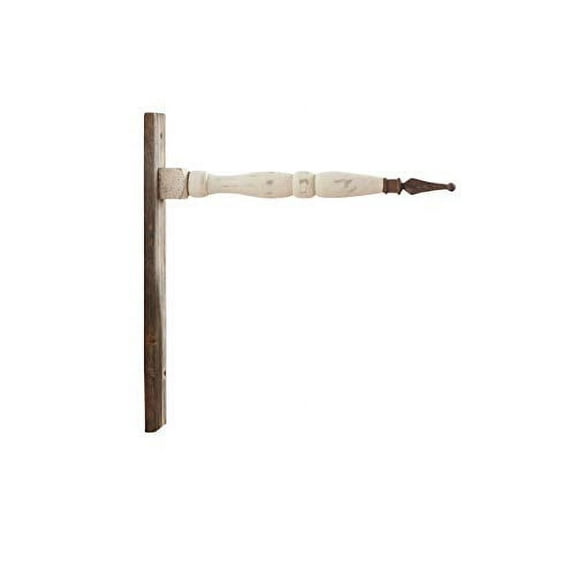 K&K Interiors Arrow Replacement Decorative Hanging Sign, White