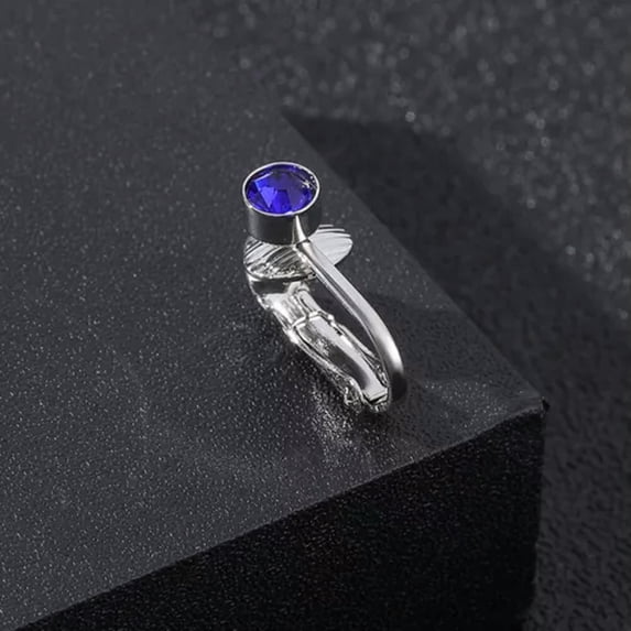 K-KED Cartilage Earring Clip Fake Belly Button Ring Body Navel Delicate Jewelry For Women -5