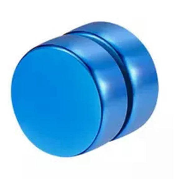 K-KED 1 PC Non Piercing Ear Stud Delicate Jewelry Unisex Earrings Fashion Magnet Clips -Blue 6mm