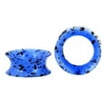 thumbnail image 1 of K-KED 1 Pcs Silicone Flexible Ear Gauges Plugs Expander Double Flared Flesh Tunnels /-blue-10mm, 1 of 9