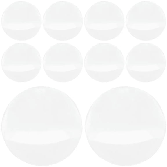 K-KED 10 Pcs Magnifier Lens Acrylic Made Convex DIY Tools Replacement