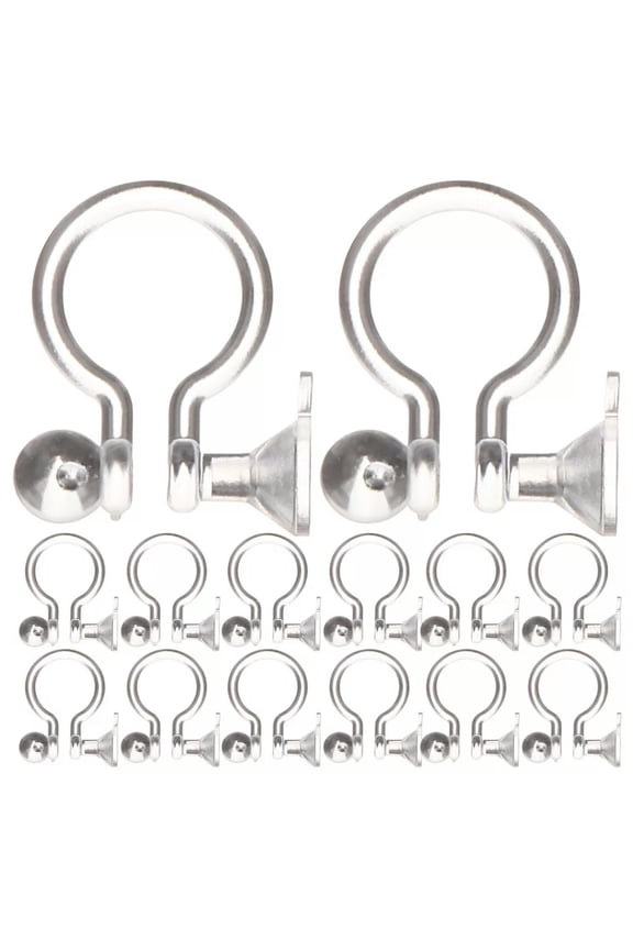 100 Pcs Earring Converters Pierced to Clip Findings An Fittings