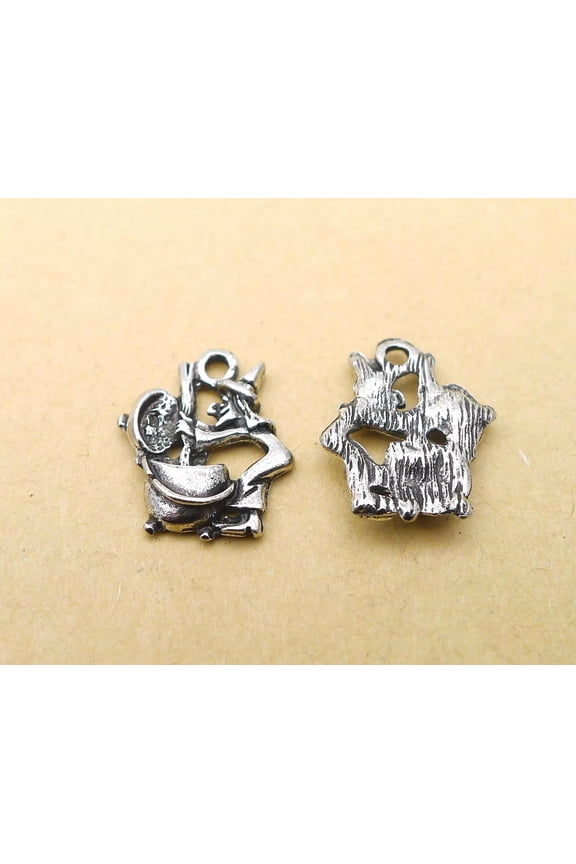 100 Pcs Tibetan Silver Wizard Charms Pendant 20X16MM LY441 DIY Delicate Jewelry Making