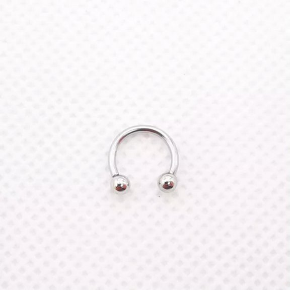 K-KED 100PCS Wholesale Bulk lots Body Piercing Eyebrow Ear Nose Ring Belly Tongue Bar-16G(1.2mm)x8mmx3mm-Cirvular Ball End