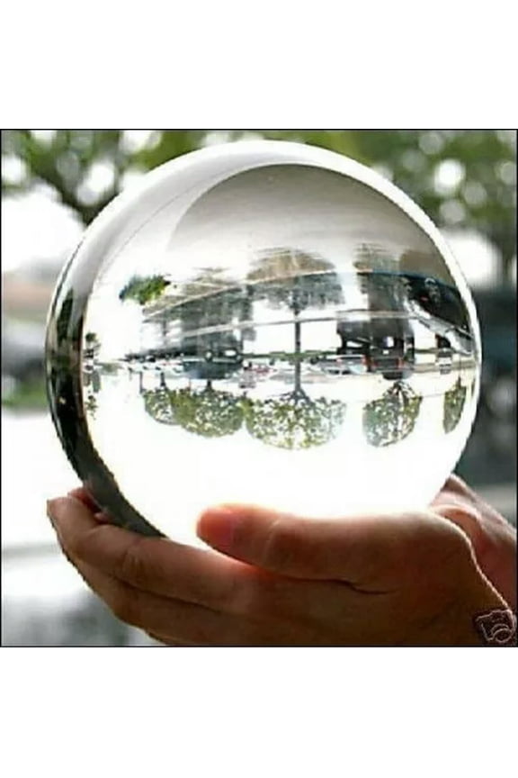 100mm 80mm 60mm 40mm Asian Rare Natural Quartz Clear Magic Crystal Healing Ball-40mm