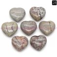 thumbnail image 1 of K-KED 10Pcs Natural Healing Reiki Quartz Crystal Heart Stone Gemstone Collection -Red Grass Flower Jade （ 10 pcs ）, 1 of 7