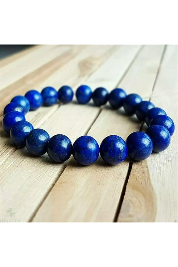 10mm Lapis Lazuli Beads Handmade Mala Bracelet Classic Chakra Wristband Prayer